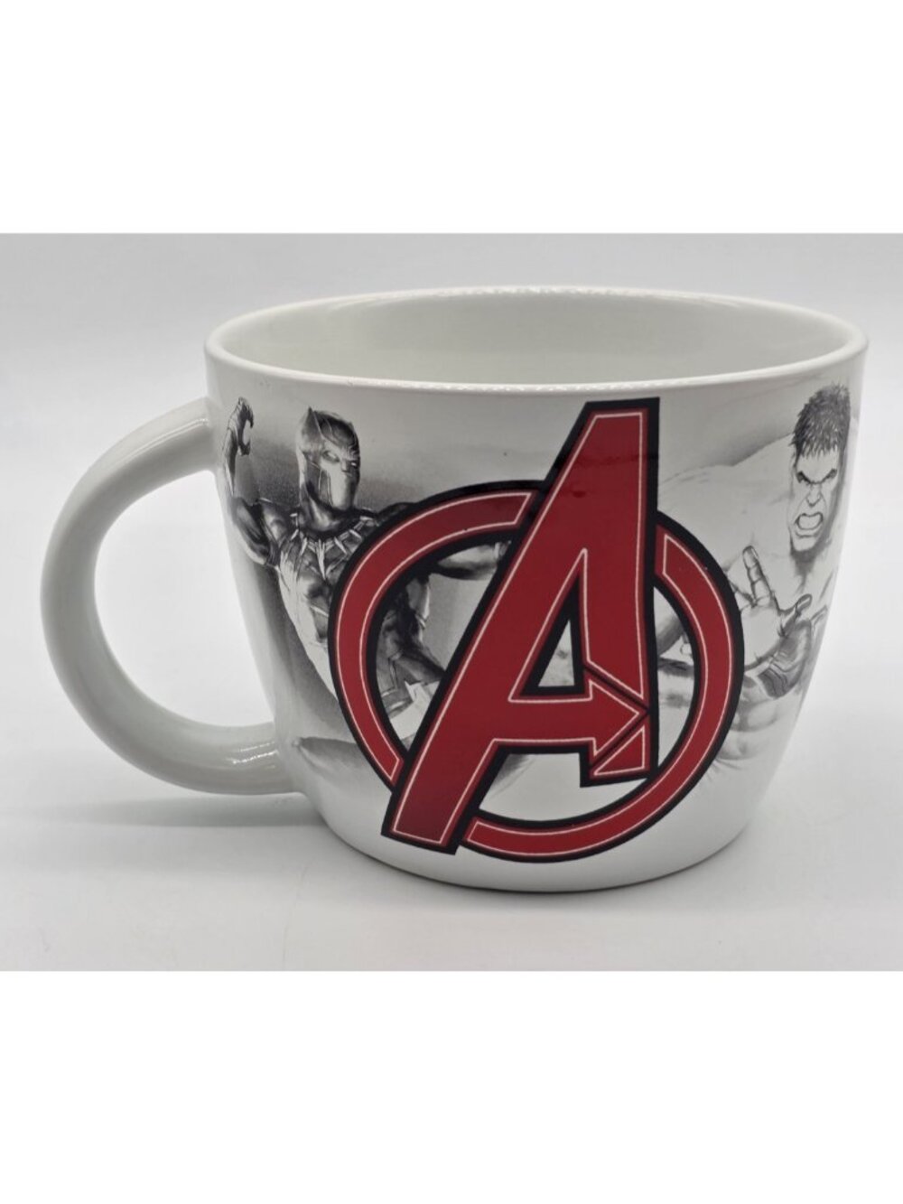 Marvel Avengers Large Coffee Mug Cup White Zak Hulk Iron Man Captain America